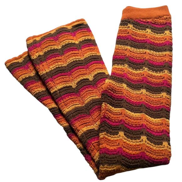 Y2K Cotton On Crochet Flared Pants Size Small - Picture 1 of 4